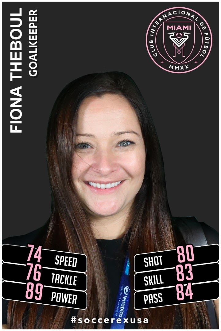 Inter Miami CF fan photo booth activation at soccer match