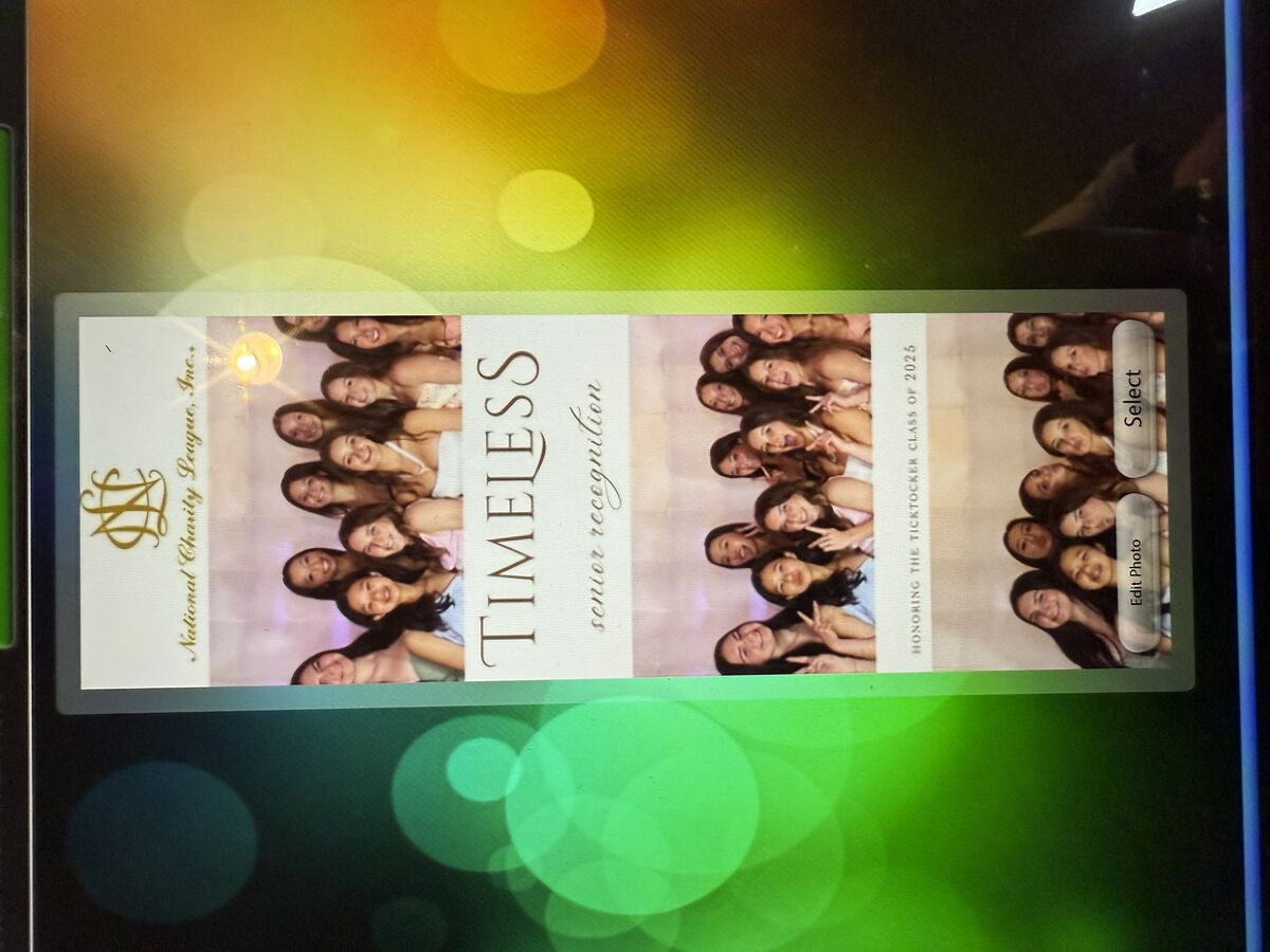 Luxury event photo booth setup in California