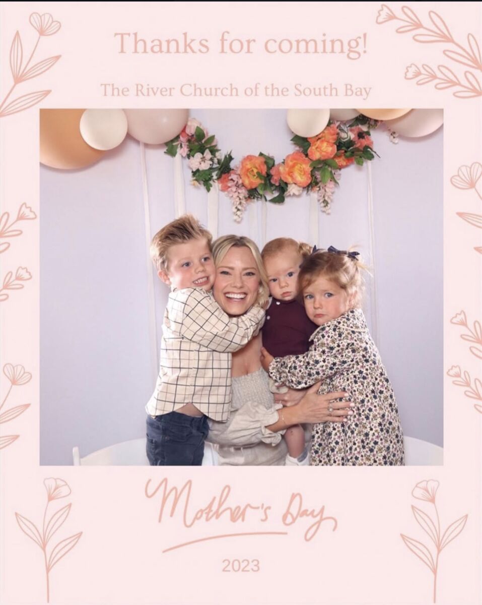 Mother’s Day celebration photo booth